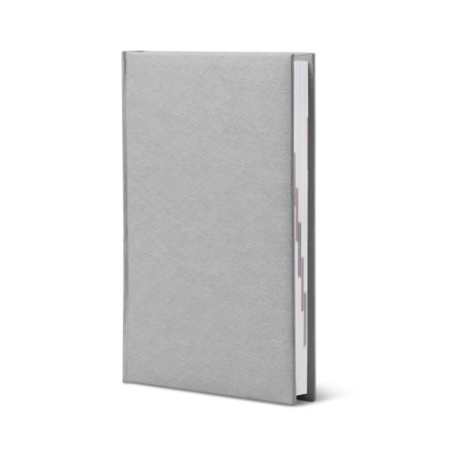 Щоденник датований «Infolk» А5 на 176 аркушів з обкладинкою зі шкірзаму, сірий, ТМ Brisk