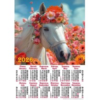 Календар «Квітковий коник» А2
