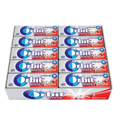Жувальна гумка «Orbit. Білосніжний Класичний» 14 г
