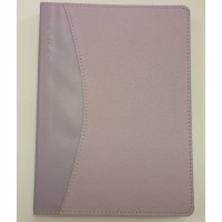 Щоденник датований «AURORA 2026» A5 на 336 сторінок з обкладинкою зі шкірзаму, бузковий, ТМ Buromax