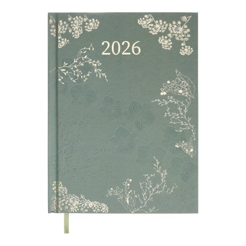 Щоденник датований «FANTASTIC 2026» A5 на 336 сторінок з картонною обкладинкою, оливковий, ТМ Buromax