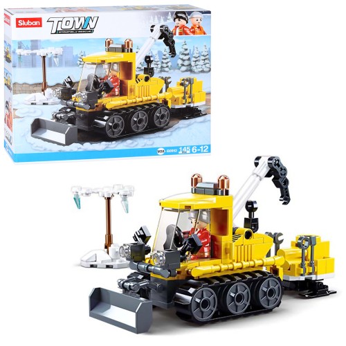 Конструктор «Снігоприбиральна машина» на 145 деталей з фігуркою, у коробці 24х19х4,5 см, SLUBAN