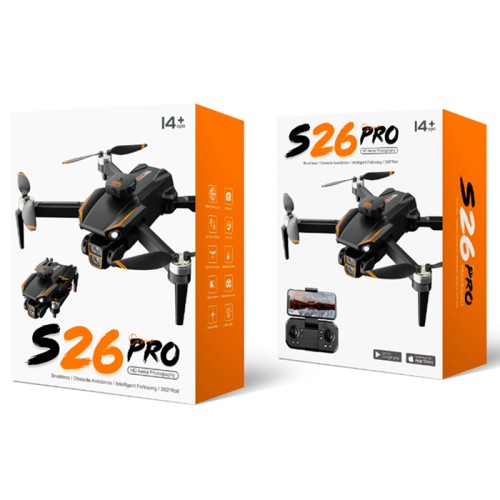 Квадрокоптер 36 см р/к 2,4G складний на акумуляторі зі світлом, камерою, Wi-Fi, USB, запасними лопастями та чохлом, у коробці 17,5х22х7,5 см.