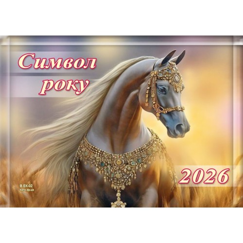 Календар квартальний «Символ року» 22,2х15,6 см супереконом