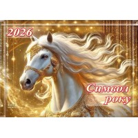 Календар квартальний «Символ року 2» 22,2х15,6 см супереконом