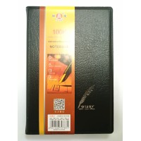 Блокнот А7 на 90 аркушів у лінію з обкладинкою зі шкірзаму