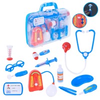 Набір лікаря зі світлом: шприц та інші аксесуари, на батарейці, у коробці 29х24х9,5 см