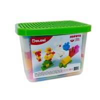 Конструктор «Звірята» на 266 деталей, у пластиковому боксі, ТМ Долоні