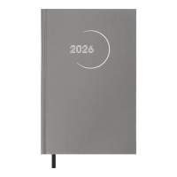 Щоденник датований «MADAM» A5 на 320 сторінок з обкладинкою зі шкірзаму, сірий, ТМ Buromax