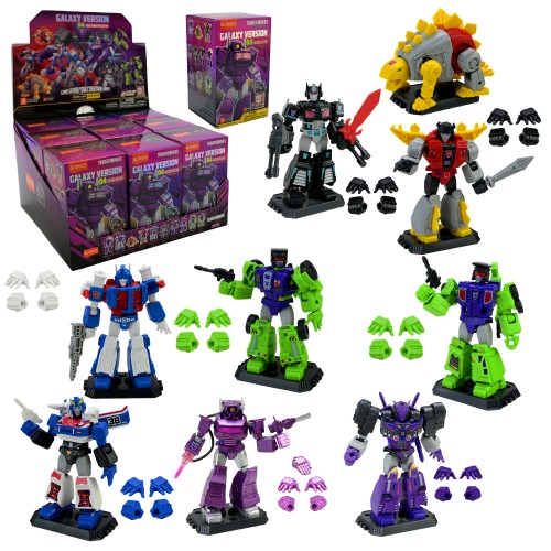 Трансформер на 41- 53 деталі, в асортименті, у коробці 7,2х7,2х12 см, по 9 шт у дисплеї 22х22х12,5 см