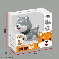 Робот «Песик» зі звуком, реагує на дотик, виконує трюки та програмується, у коробці 23х21,5х13,4 см