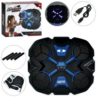 Настінний боксерський тренажер 32х28 см: мішень, 4 цілі, електронне табло, на акумуляторі