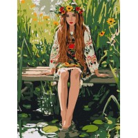 Картина за номерами «Очі, що чекають» 30х40 см, ТМ Ідейка