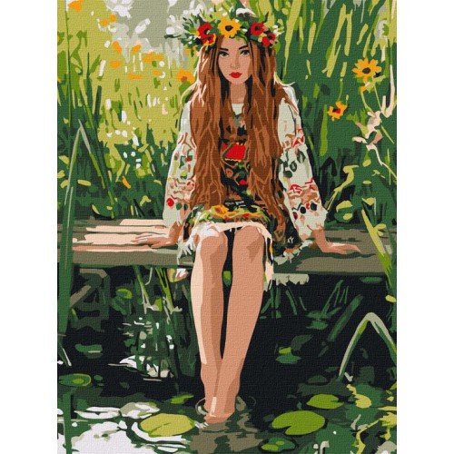 Картина за номерами «Очі, що чекають» 30х40 см, ТМ Ідейка