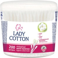 Ватні палички «Lady Cotton» в банці 200 шт.