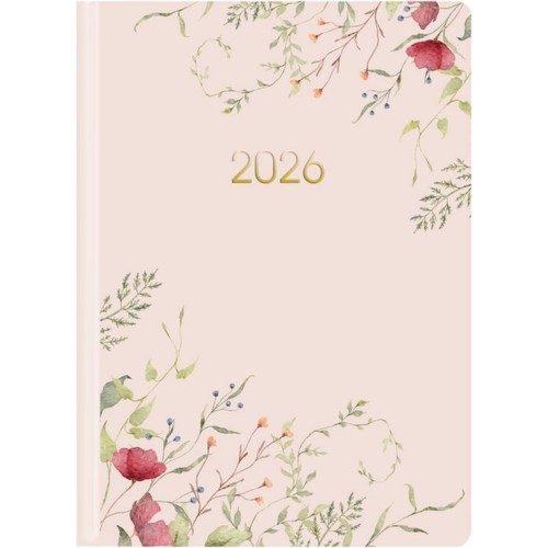 Щоденник датований «Персикова ніжність» А5 на 336 сторінок з картонною обкладинкою, ТМ Economix