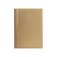 Щоденник датований «ARMONIA» А5 на 352 сторінок з обкладинкою зі шкірзаму, золотистий металік, ТМ Optima