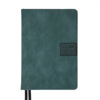 Щоденник датований «Persona» А5 на 368 аркушів з обкладинкою зі шкірзаму, смарагдовий, Leo Planner