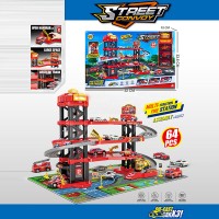 Паркінг «Пожежна частина» 4-рівневий з ліфтом та 3 машинками, у коробці 52х33,5х10 см