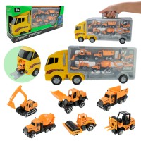 Трейлер з машинками, у коробці 34,5х14,9х9,5 см