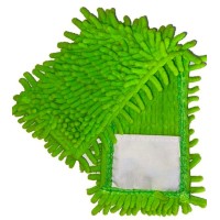 Змінна насадка для швабри «1000 пальців» з мікрофібри, зелена