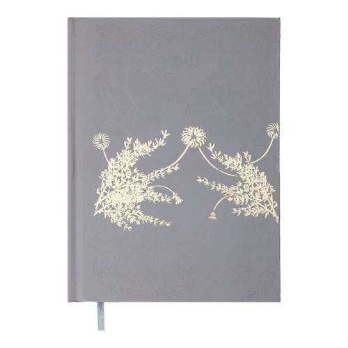 Щоденник недатований «ONLY» A5 на 336 арушів з картонною обкладинкою, сірий, ТМ Buromax