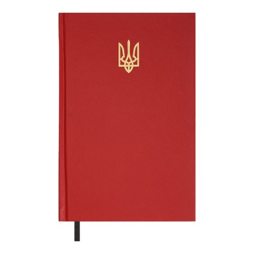 Щоденник недатований «AIRY» A5 на 336 арушів з обкладинкою зі шкірзаму, червоний, ТМ Buromax