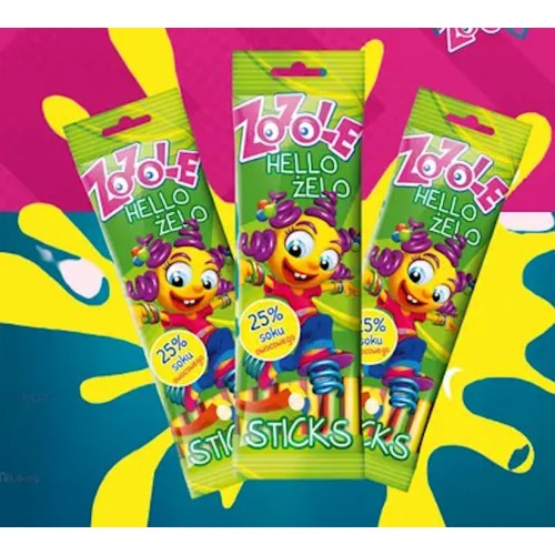 Цукерка «Sticks» желейна 75 г, ТМ Zozole