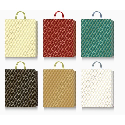 Пакет паперовий 18х23х8 см з тиснення фольгою, в асортименті, ТМ Buromax