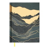 Щоденник недатований «FILLING» A5 на 336 стрінок з картонною обкладинкою, золотистий, ТМ Buromax