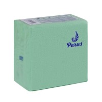 Серветки столові паперові 33х33 см зелені, 100 шт в упаковці, ТМ Parus
