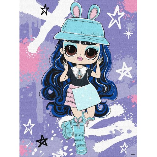 Картина за номерами «Tweens LOL Skate Dance Aya Cherry» 30х40 см, ТМ Ідейка