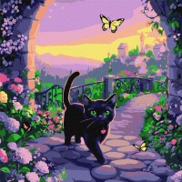 Картина за номерами «Казковий кіт» 40х40 см, ТМ Ідейка