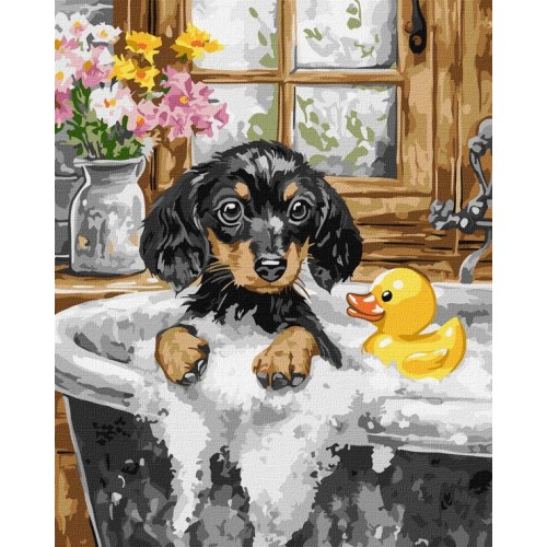 Картина за номерами «День купання» 40х50 см, ТМ Ідейка