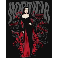 Картина за номерами «Wednesday Morticia Addams» 40х50 см, ТМ SANTI
