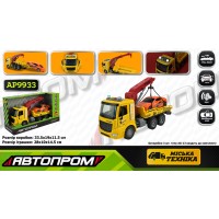 Евакуатор зі світлом та звуком, на батарейці, у коробці 33,5х19х11,5 см, Автопром