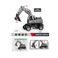 Екскаватор 30 см інерційний з рухомими деталями, у коробці 37х25х12 см