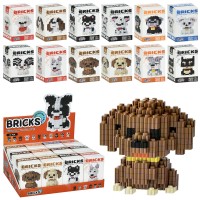 Конструктор «Пес» від 276 деталей, в асортименті, у коробці, по 12 видів в дисплеї 32х13х24 см