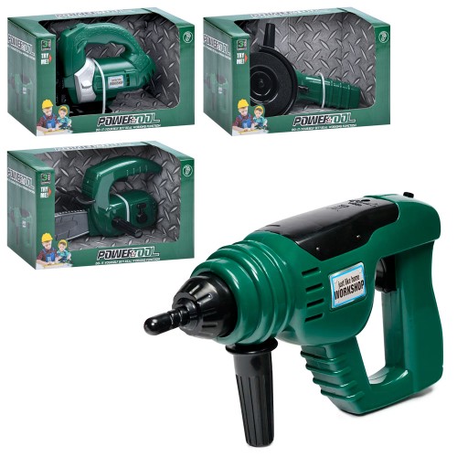 Набір інструментів з рухомими деталями, на батарейці, в асортименті, у коробці 26,5х12,5х15 см.