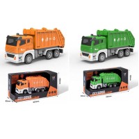 Сміттєвоз 16 см 1;32 інерційний із звуком, світлом, гумовими колесами та рухомими деталями, на батарейці, у коробці 22,5х11х8 см