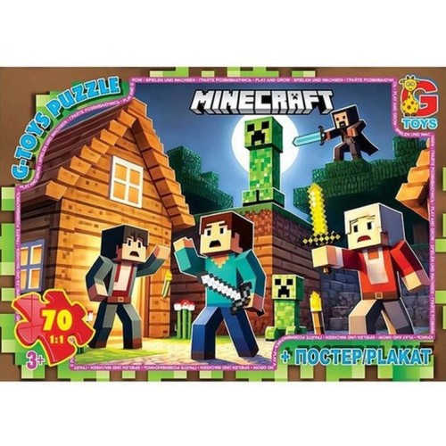 Пазли «Minecraft» на 70 елементів, ТМ G-Toys