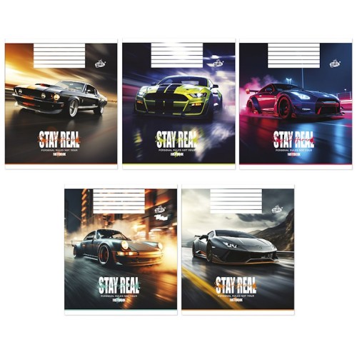 Зошит на 48 аркушів у лінію «Швидкість» №2615, ТМ Brisk