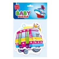 Бебі пазли «Допоміжні машини» на 16 елементів, ТМ Vlady Toys