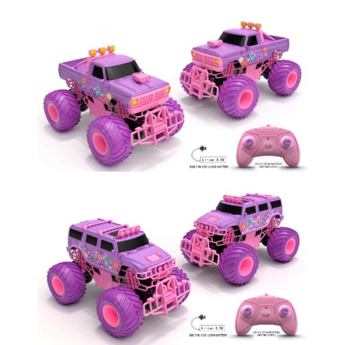 Джип 24 см р/к 2,4G на акумуляторі з гумовими надувними колесами та USB, в асортименті, у коробці 28,5х18,5х19 см