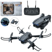 Квадрокоптер 33 см р/к 2.4G на акумуляторі зі світлом, камерою, Wi-Fi, 6 каналами та запасними лопастями, у коробці 54,5х36х9 см.