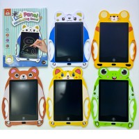 LCD планшет «Тваринка» 21,5х28,5 см кольоровий з паличкою, на батарейці, в асортименті, у коробці 22,5х29,5х1 см