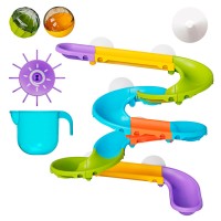 Іграшка для купання «Водоспад» на присосках на 30 елементів з 2 кульками-брязкальцями, відерцем, у коробці 21,5х18,5х8 см