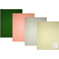 Папка «Смуга» А4 з 30 файлами щільністю 600 мкм, в асортименті, ТМ OPTIMA