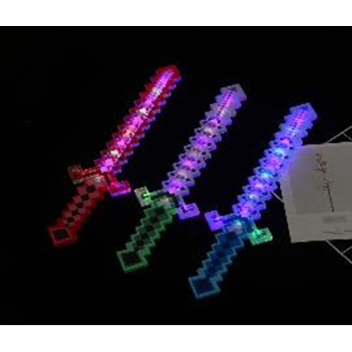 Меч 62 см зі світлом, на батарейці, в асортименті