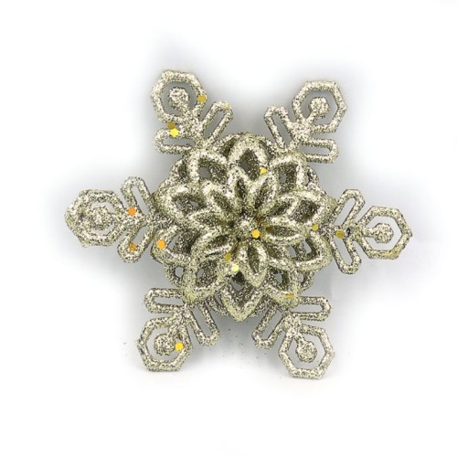 Ялинкова прикраса «Сніжинка» пластикова